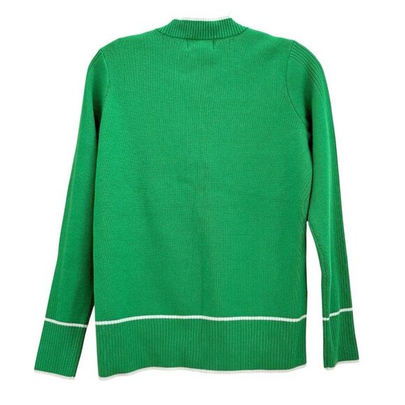 Anthropologie Green V-Neck Cardigan Sweater Womens XXS Button Up Long Sleeve NWT - Picture 5 of 10